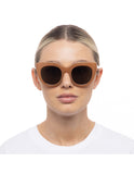 Lente de Sol Le Specs Air Heart Caramelo