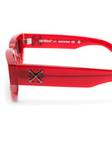Lente Solar OFF-WHITE GREELEY Rojo