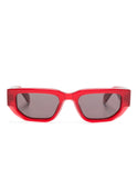 Lente Solar OFF-WHITE GREELEY Rojo