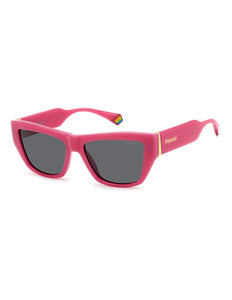 Lente de Sol Polaroid PLD 6210/S/X Fucsia para Mujer