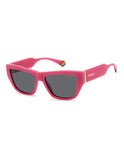 Lente de Sol Polaroid PLD 6210/S/X Fucsia para Mujer