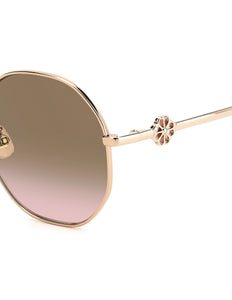 Lente de Sol Kate Spade VENUS/F/S Oro Rosa para Mujer