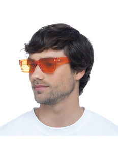 Lente Solar Aire castor naranja unisex