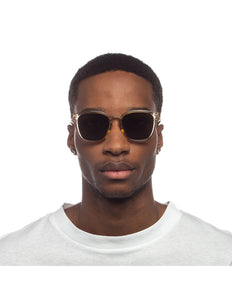 Lente Solar Le Specs big deal café claro unisex