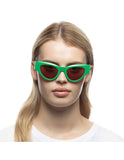 Lente de Sol Le Specs Le Specs Fanplastico Verde